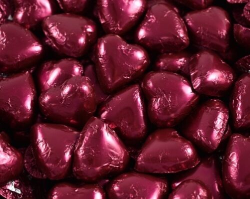 Burgundy Hearts