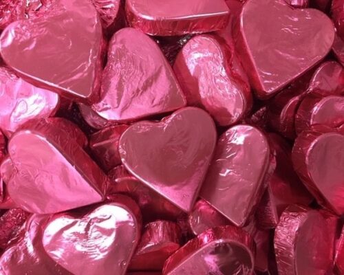 Romeo Hearts Plain Pink