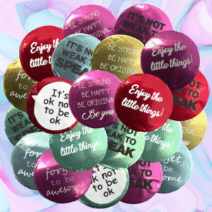 Positive Messages Milk Chocolate Medallions