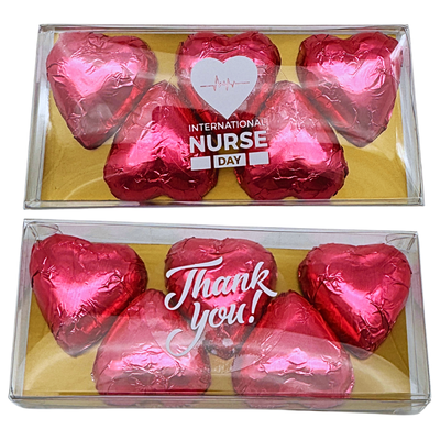 Int'l Nurses Day Mini Pack of Hearts
