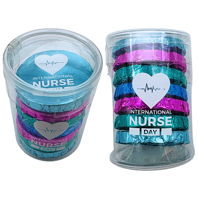 Int'l Nurses Day Mini Tub of Medallions